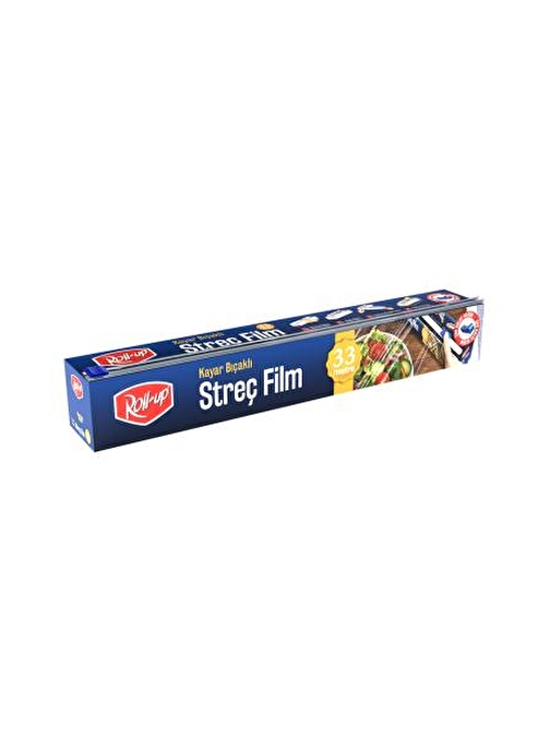 Roll-Up Streç Film 30cm x 33 m 1 Adet (Kayar Bıçaklı)