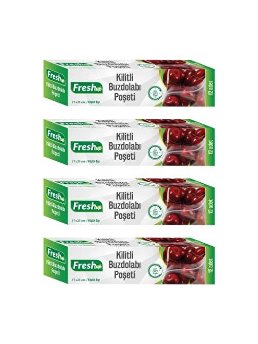 Fresh-Up Kilitli Buzdolabı Poşeti 17x23 4 Al 3 Öde