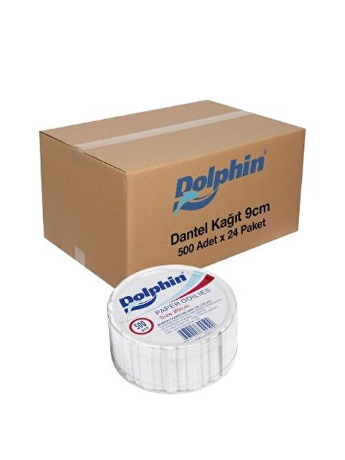Dolphin Dantel Kağıt 9cm 500 Adet x 24 Paket Koli