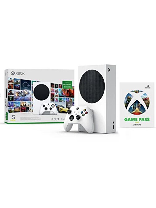 Microsoft Xbox S Seri 512GB 3 Ay Gamepass Ultimate (Microsoft Türkiye Garantili)