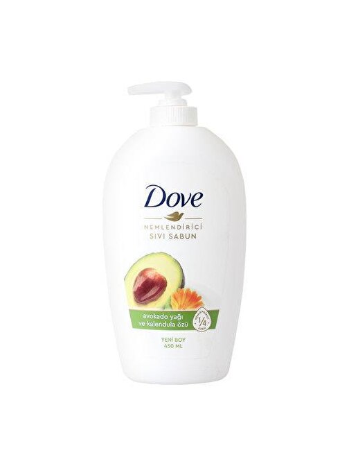 Dove Avokado Yağı ve Kalendula Özü Nemlendirici Sıvı Sabun 450 ml