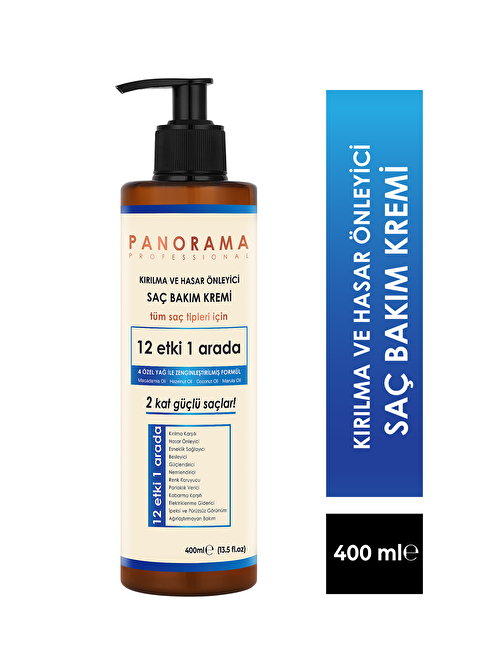 Panorama Professional Kırılma ve Hasar Önleyici Saç Bakım Kremi 400 ml