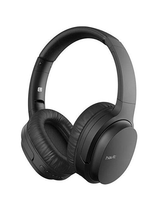 Havit I62 Katlanabilir Kulaküstü Mikrofonlu Bluetooth Kulaklık - Siyah