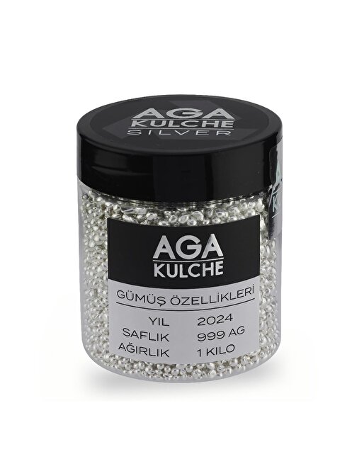 Agakulche 1000 Gram (999.0) Granül Gümüş