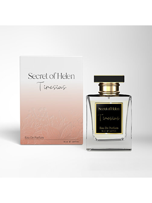 Secret of Helen Tiresias EDP Unisex Parfüm,Oryantal-Çiçeksi,Ylang-Ylang, Siyah Üzüm, Orkide,Lotus, Bitter, Vetiver 50 ml