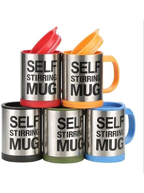 Self Stirring Mug  Mikser Kupa Bardak Turuncu