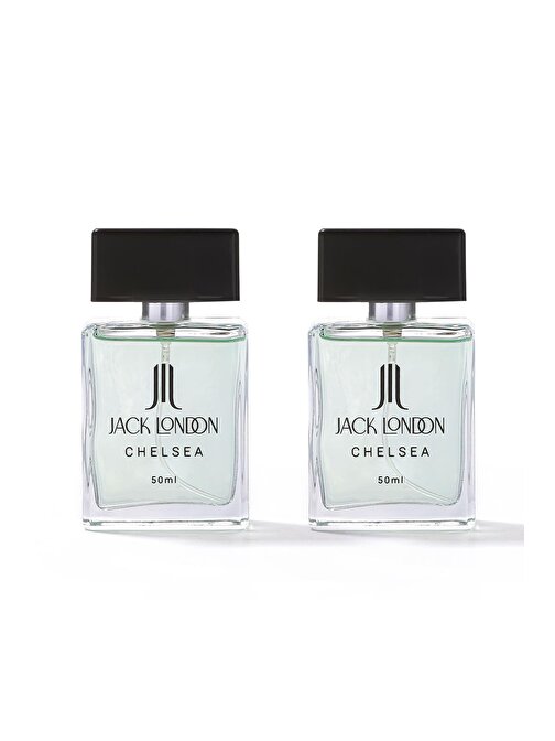 Jack London Eau De Toilette Chelsea 50 ml EDT Unisex Parfüm X2 Adet