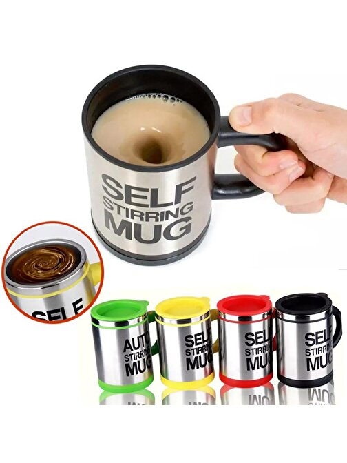 Karıştırıcı Self Mug Kupa Bardak