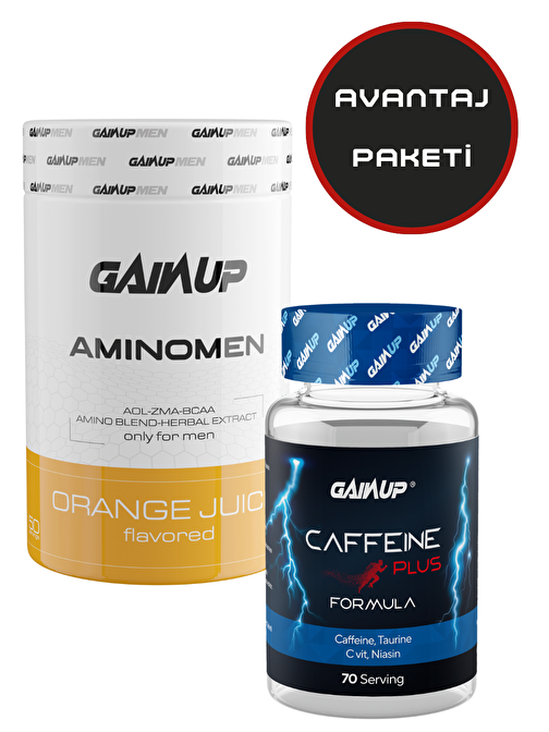 Gainup Aminomen 630gr + Caffein Pulus Formula 70 servis