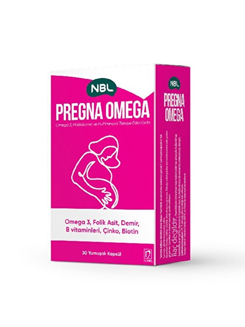 NBL Pregna Omega 30 Kapsül