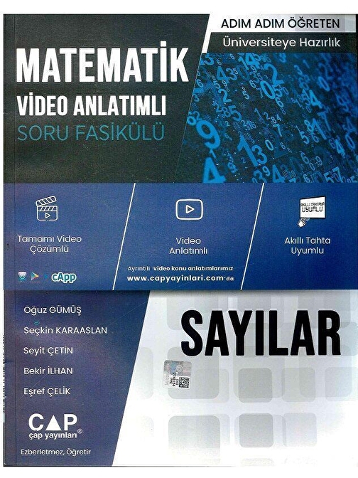 Matematik Sayılar Konu Anlatımlı Soru Bankası Çap Yayınları