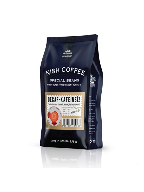 Nish Filtre Kahve Decaf Kafeinsiz 250 gr