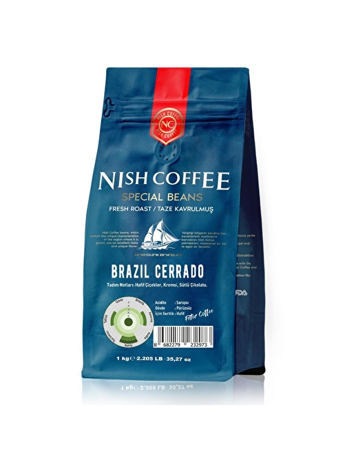 Nish Filtre Kahve Brazil Cerrado 1 Kg