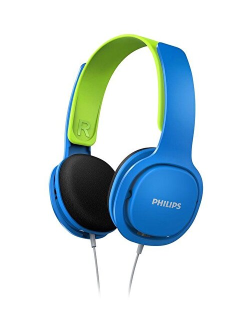 Philips SHK2000BL Kablolu Kulak Üstü Çocuk Kulaklığı Mavi/Yeşil