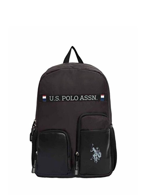 U.S. Polo Assn. Siyah Unisex Sırt Çantası PLÇAN23172