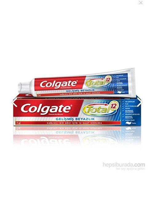Colgate Total 12 Gelişmiş Beyazlık Diş Macunu 75 ml