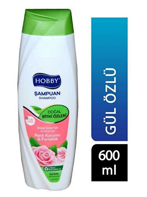 Hobby Boyalı Saçlar İçin Gül Özlü Şampuan 600 ml