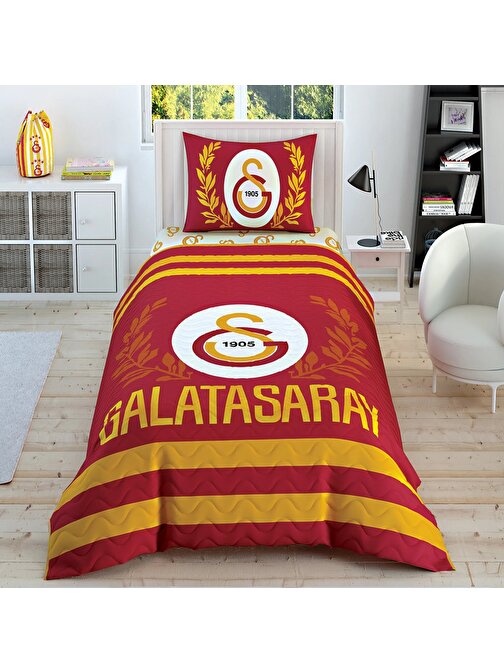 Taç Galatasaray Kırmızı Logo Complete Set, 4 Mevsim Uyku Seti