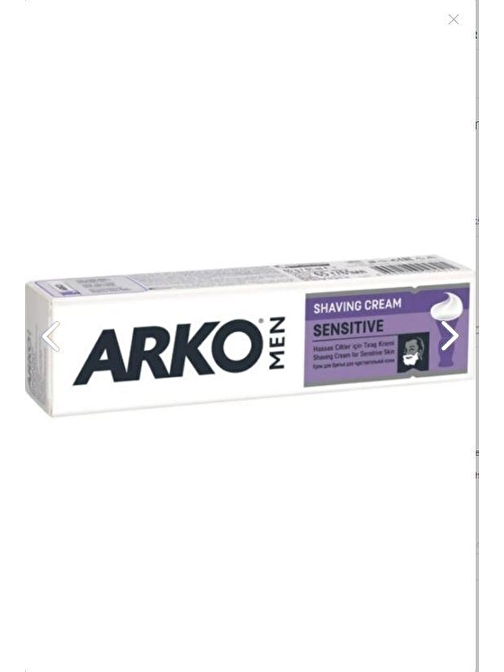 Arko Sensitive Tıraş Kremi 90 ml