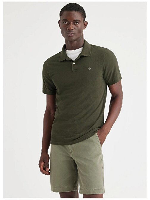Dockers Polo Yaka Slim Fit Yeşil Erkek T-Shirt A1159-0078