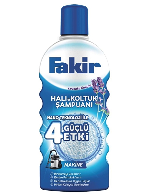 Fakir Makine Lavanta Nano Teknolojili Halı Ve Koltuk Şampuanı 1000 ml