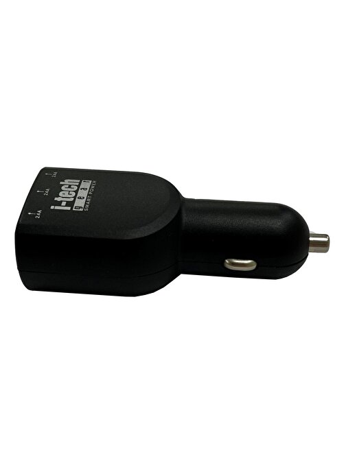 i-tech ITG-USCC01 3USB AKILLI ARAÇ ŞARJ,4.4A 22W SİYAH