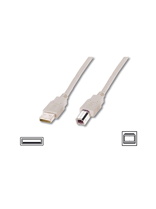 DIGITUS AK-300102-018-E 1.8m USB2.0  AE/BE KBL,BEJ