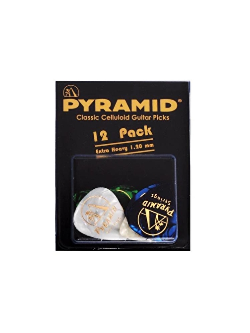 Gitar Aksesuar Pena 12 Adet Pyramid 1.20 MM Extra Heavy 557CP