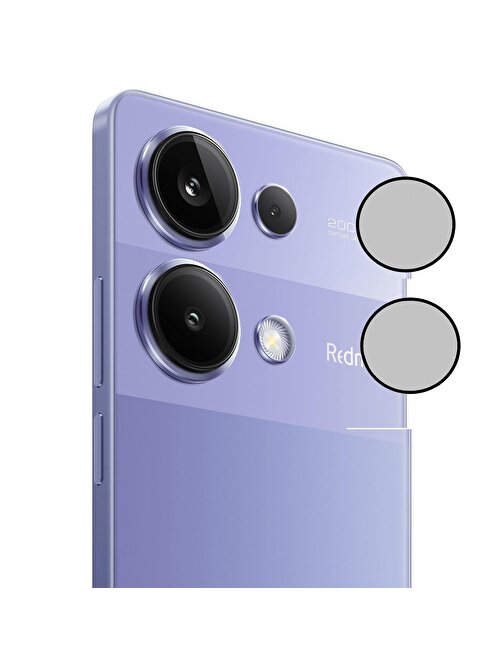 Ecr Mobile Redmi Note 13 Pro 4G Esnek Nano Kamera Lens Koruyucu (1 Set)
