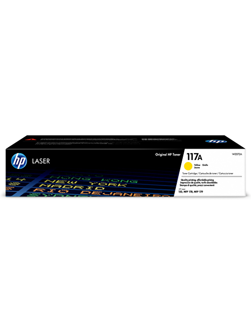 HP 117A Orijinal Sarı Lazer Toner W2072A