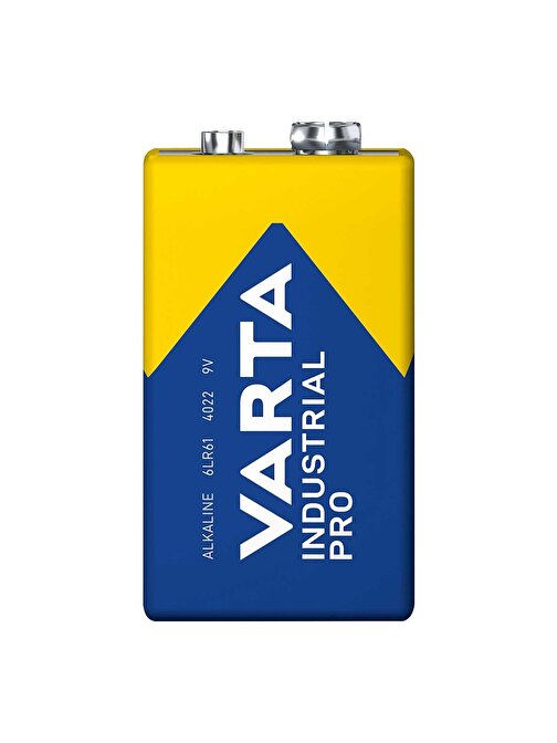 Varta 9V Industrial Pro Alkalin Pil 6LR61