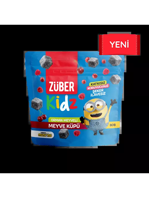 Züber Kidz Orman Meyveli Meyve Küpü 49 g 12'li Paket