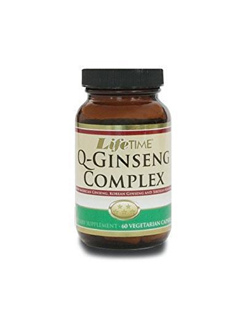 LifeTime Q-Ginseng Complex Veggie Capsules 60 Kapsül