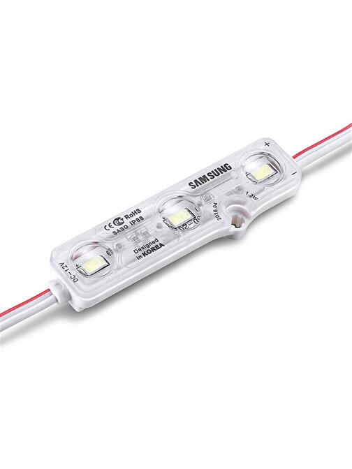 POWERMASTER MODÜL LED 12V IP67 SAMSUNG 5054 BEYAZ