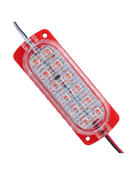 POWERMASTER MODÜL LED 24V 1.2W PARLAK YANIP SÖNEN KIRMIZI 2835