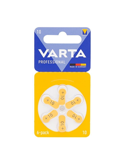 VARTA 10 NO KULAKLIK PİLİ (6LI PAKET)