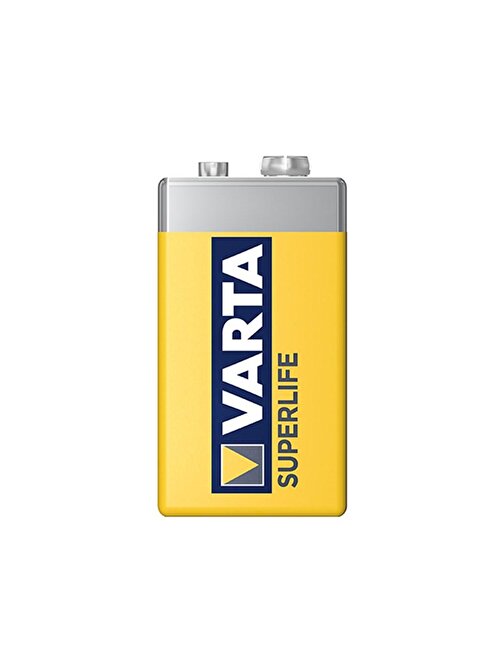 VARTA SUPERLIFE ÇİNKO 9 VOLT PİL (12Lİ PAKET FİYATI)