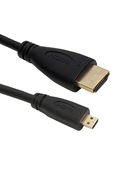 POWERMASTER HDMI ERKEK MICRO HDMI ERKEK GOLD 1.5 METRE KABLO