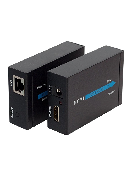 POWERMASTER PM-18232 HDMI TO CAT5/CAT6 60 METRE UZATICI EXTENDER