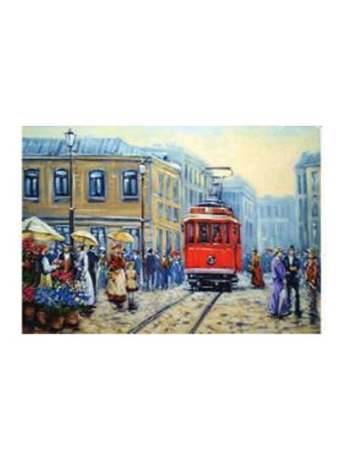 Puzzle 2000 Prç Şehirdeki Tranvay 260519 /