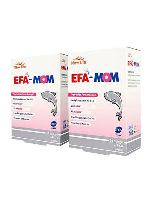 New Life EFA Mom 30 Kapsül 2'li Paket