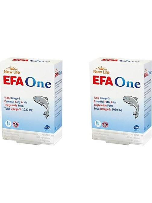 New Life EFA One 45 Kapsül 2'li Paket