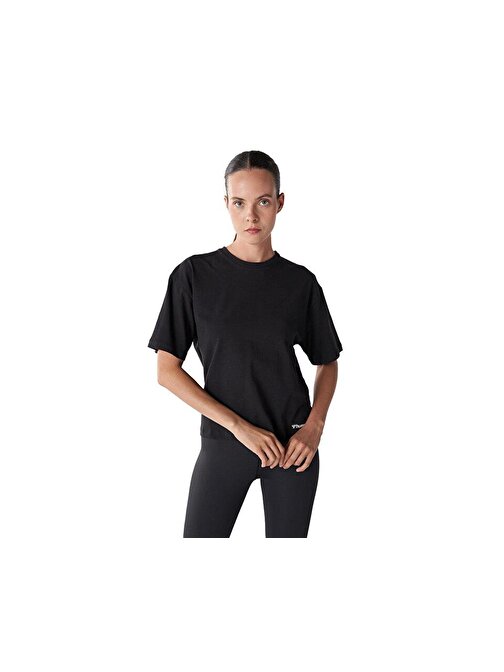 Hummel Hmlt-Mt Ultra Boxy Short T-Shirt Kadın Günlük Tişört 911868-2001 Siyah