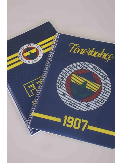 LİSANSLI FENERBAHÇE SPIRALLI KARELİ A4 PP KAPAK 80 YAPRAK DEFTER