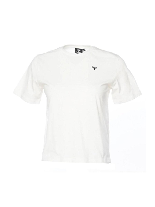 Hummel Hmlt-Ic Icona Regular T-Shırt Kadın T-shirt 911867-9003 OFF WHITE