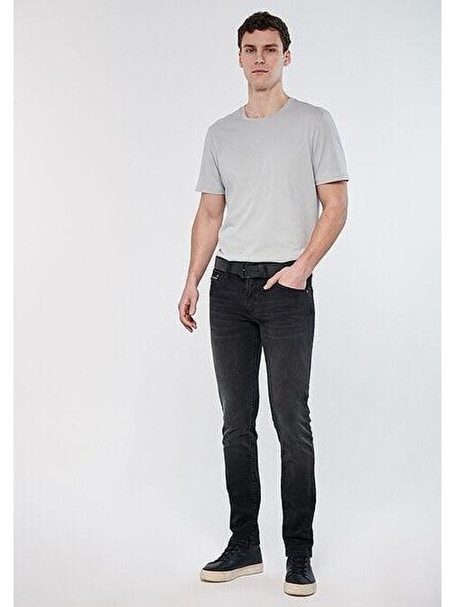 M0042218775 Mavi Jake Skinny  Erkek Jean Pantolon Smoke Mavi Premium