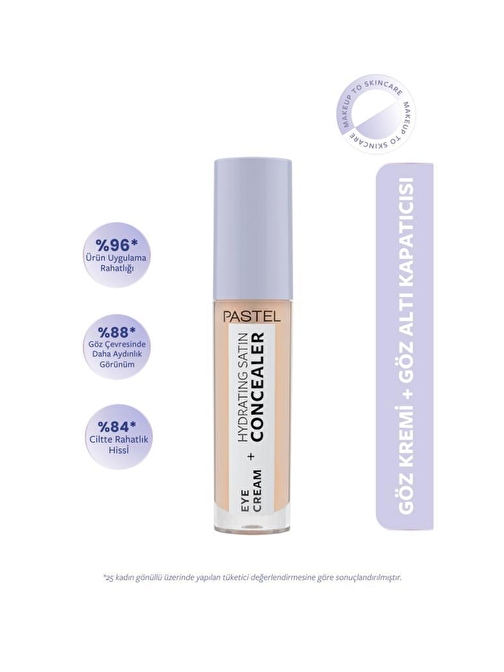 Pastel Eye Cream + Hydrating Satın Concealer 61 Vanilla