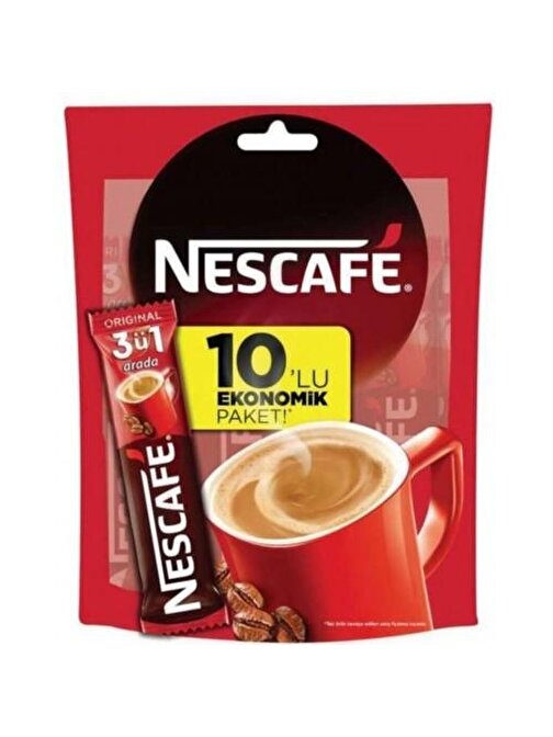 Nescafe 3 ü 1 Arada Orijinal10 lu Paket