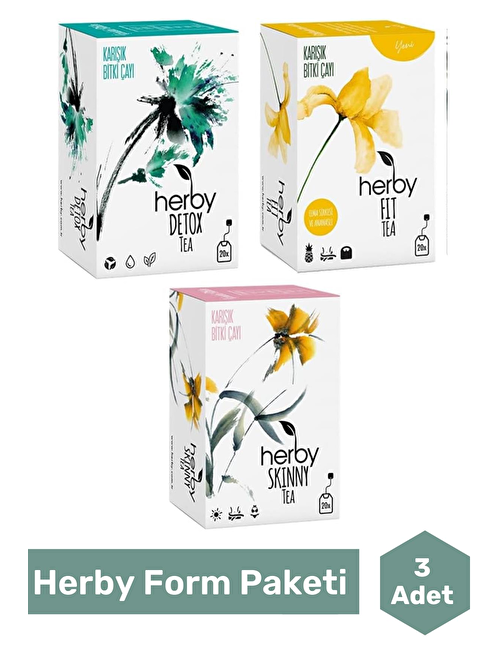 Herby Form Paketi 3'Lü Paket (3 x 20 Adet)