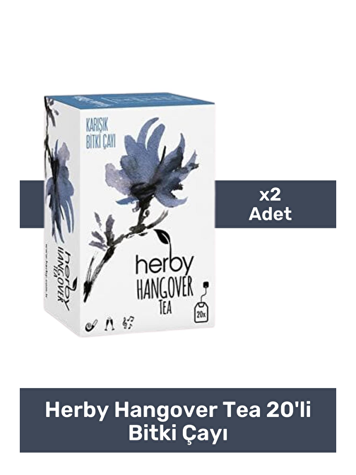 Herby Hangover Tea 20'li Bitki Çayı 2'li Paket